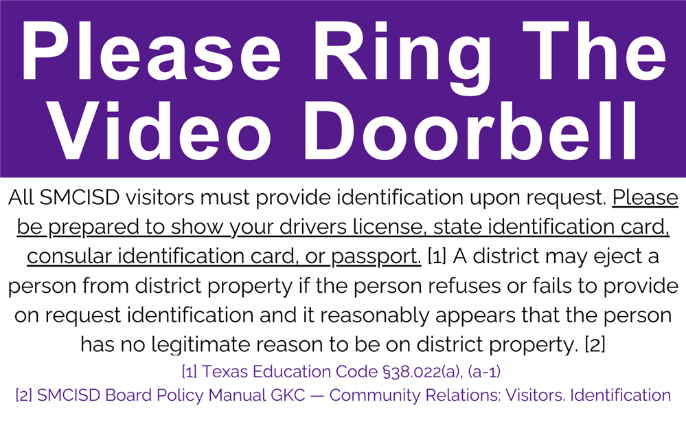 Video Doorbell Sign Video Doorbell Sign